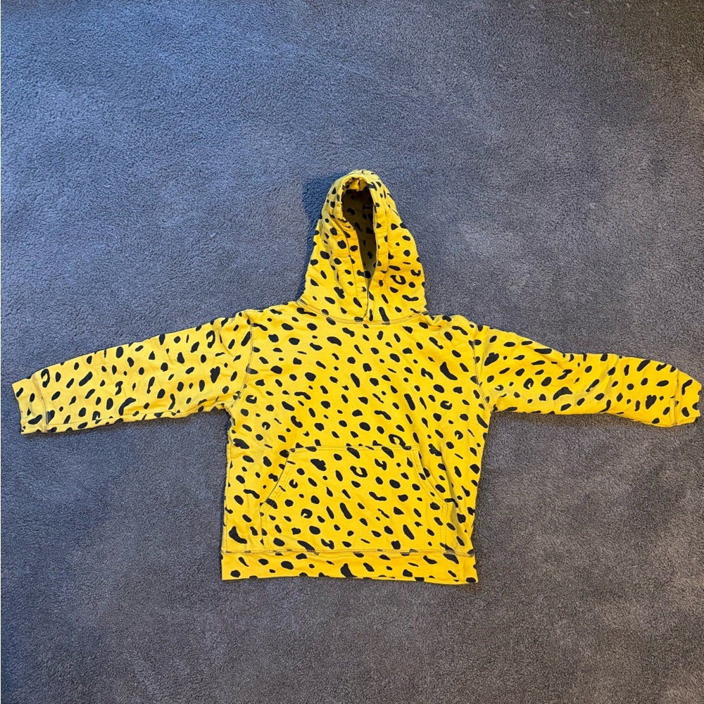Clare V Cheetah Print Hoodie Sweatshirt